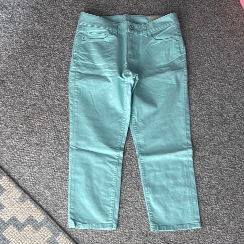 LOFT Blue Ankle Cropped Jeans